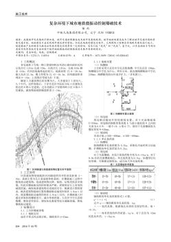 复杂环境下城市地铁微振动控制爆破技术