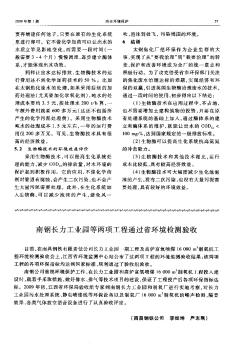 南钢长力工业园等两项工程通过省环境检测验收