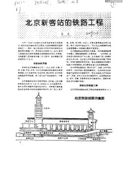 北京新客站的铁路工程