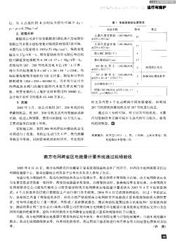 南方电网跨省区电能量计量系统通过现场验收