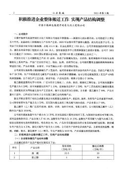 积极推进企业整体搬迁工作实现产品结构调整