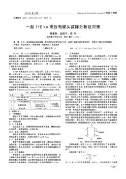 一起110 kV 高压电缆头故障分析及对策  