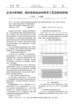 定量分析鋼筋、商砼價(jià)格波動(dòng)對(duì)橋梁工程造價(jià)的影響