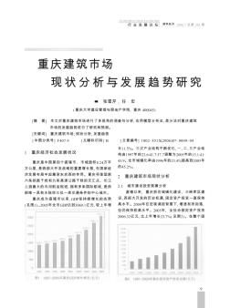 重庆建筑市场现状分析与发展趋势研究