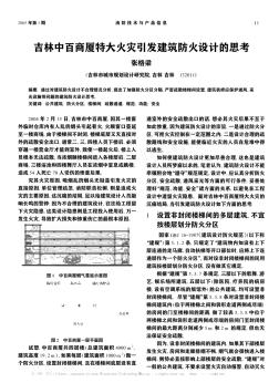 吉林中百商厦特大火灾引发建筑防火设计的思考