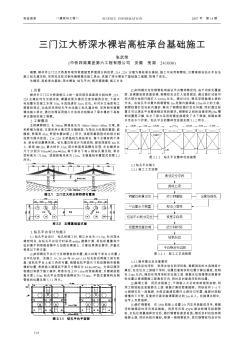 三门江大桥深水裸岩高桩承台基础施工