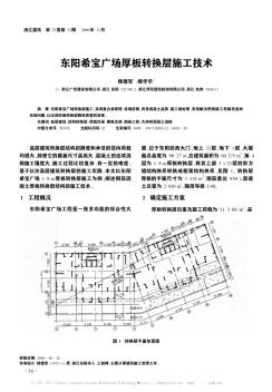 东阳希宝广场厚板转换层施工技术