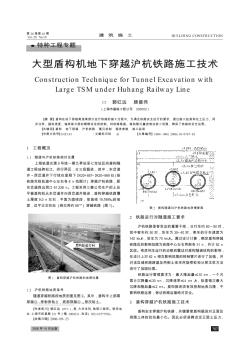 大型盾构机地下穿越沪杭铁路施工技术