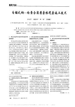 自錨式鋼—砼疊合梁懸索橋纜索施工技術(shù)