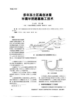 多年凍土區(qū)高含冰量半填半挖路基施工技術(shù)