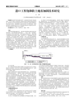 港口工程饱和软土地基加固技术研究