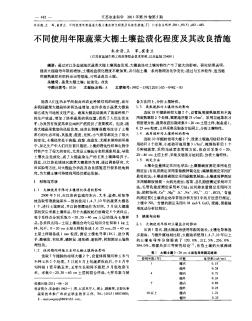 不同使用年限蔬菜大棚土壤鹽漬化程度及其改良措施