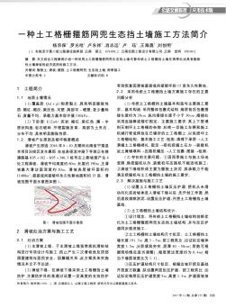 一種土工格柵箍筋網(wǎng)兜生態(tài)擋土墻施工方法簡介