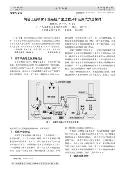 陶瓷工业喷雾干燥系统产尘过程分析及测试方法探讨