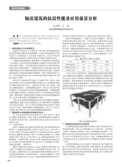 隔震建筑的抗震性能及应用前景分析