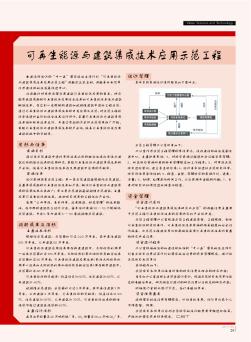 可再生能源与建筑集成技术应用示范工程