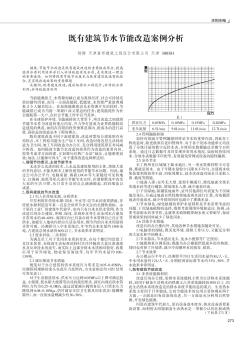 既有建筑节水节能改造案例分析