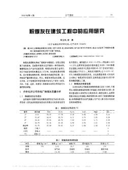 粉煤灰在建筑工程中的應(yīng)用研究