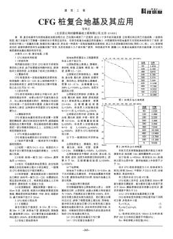 CFG桩复合地基及其应用