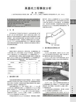 某基坑工程事故分析