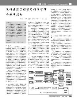 淺析建筑工程項(xiàng)目科學(xué)管理與成本控制