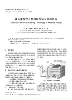 绿色建筑技术在档案馆项目中的应用