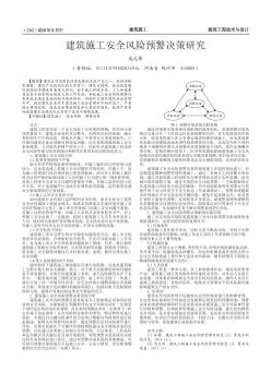 建筑施工安全风险预警决策研究