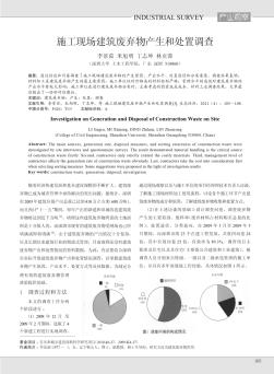 施工现场建筑废弃物产生和处置调查