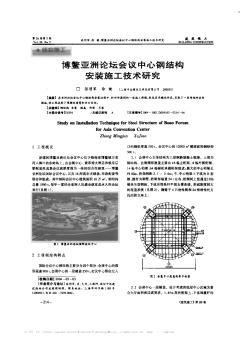 博鳌亚洲论坛会议中心钢结构安装施工技术研究