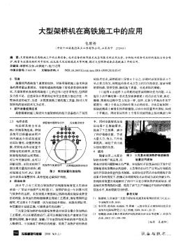 大型架橋機(jī)在高鐵施工中的應(yīng)用