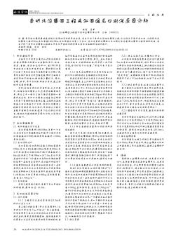 崇明北沿圈围工程夹泓围堤龙口涮深原因分析