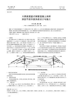 大跨度提籃式鋼管混凝土拱橋拱肋節(jié)段吊裝系統(tǒng)設計與施工