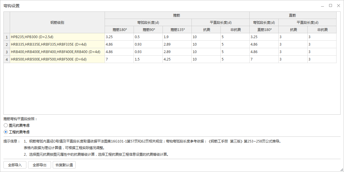  在设计弯钩时，如何确定弯弧段的理想长度？