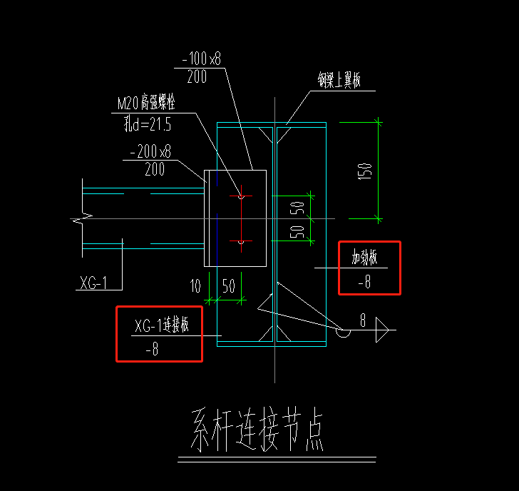  困惑了：系杆连接板与加劲版是同一块吗？是我不懂还是图纸出错？