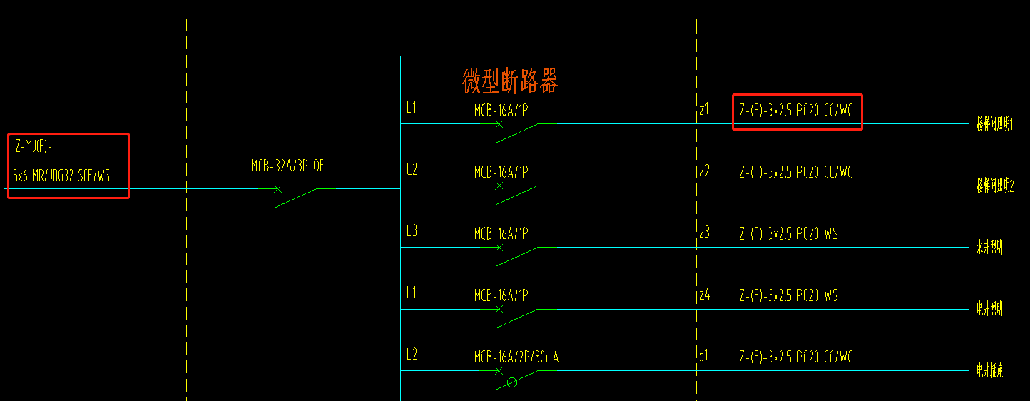  识别这个被圈起的电线电缆材料是什么？