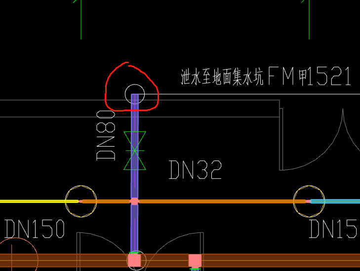  识别这个圆形图例，它是不是非喷头符号？