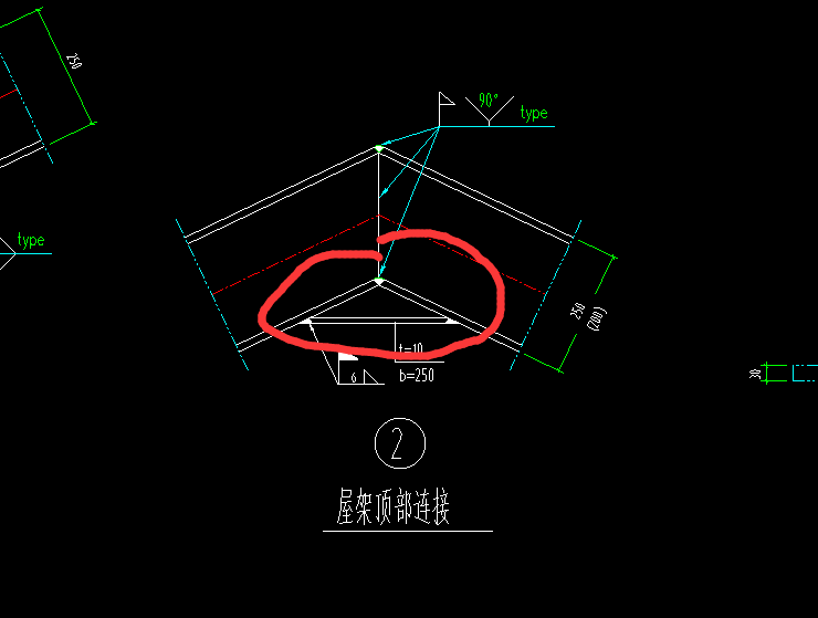  描述一下节点加劲板的具体形状，是竖立的三角形还是水平的钢板？