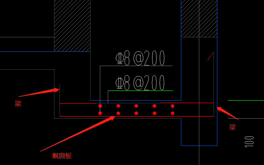  飘窗板钢筋锚固不进梁内的处理方法是什么？