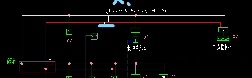  理解的(RVS-2X1.5+RVV-2X2.5)SC20图示中，两个2芯线回路是否都穿SC20管并独立计算定额？