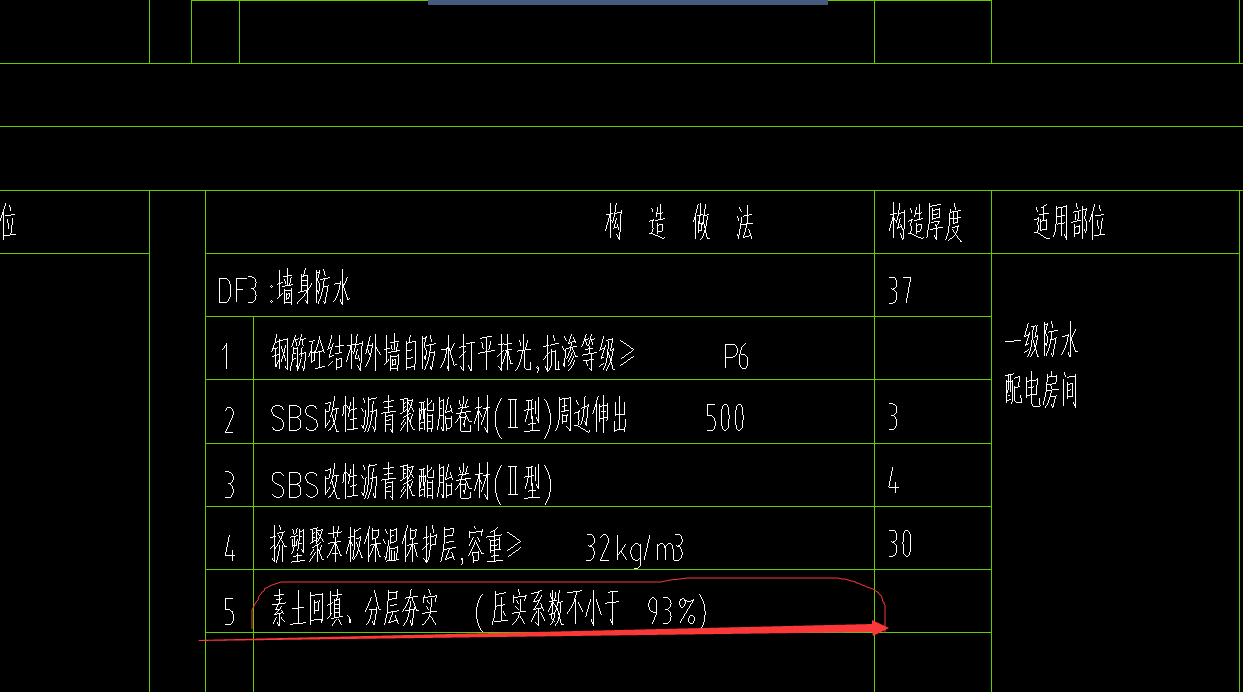  适合使用素土回填分层夯实还是外墙防水套用做机械地坪？