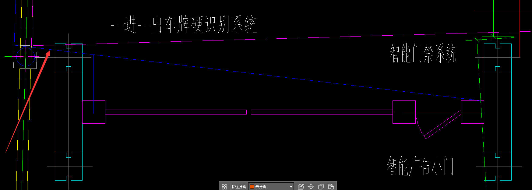  可以将一根YJV-0.6/1KV-5*6-PC25-FC电缆连接到两个不同的道闸设备吗？