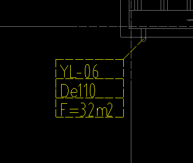  什么是落水管YL-06 De110 F=32m2中的F=32m2参数含义？