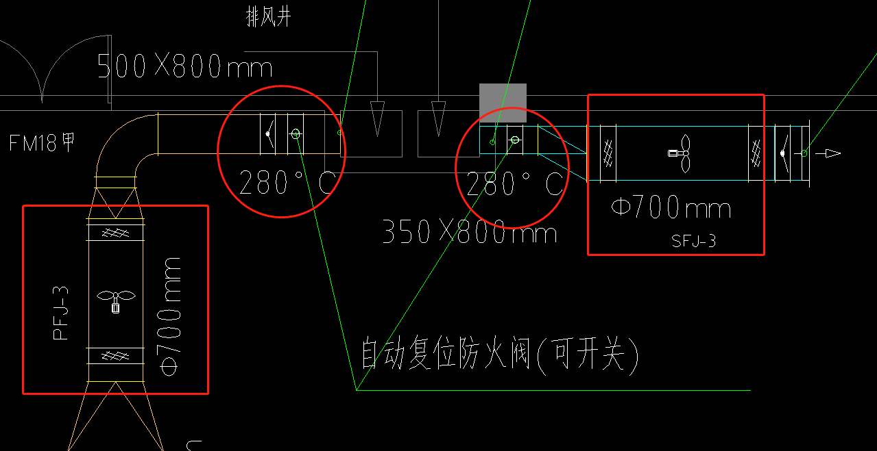  对于通风管道上的防火阀困惑：排风和送风系统适用哪种防火阀？