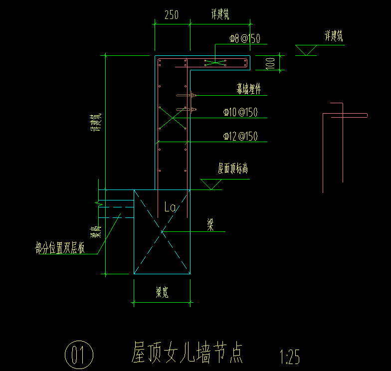  在设计挑檐时如何正确布设钢筋？为什么我遇到困难无法布置？