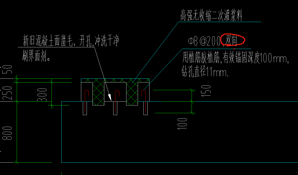  理解的植筋双向是指哪些方向？