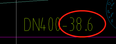  看到的-38.6是什么意思？
