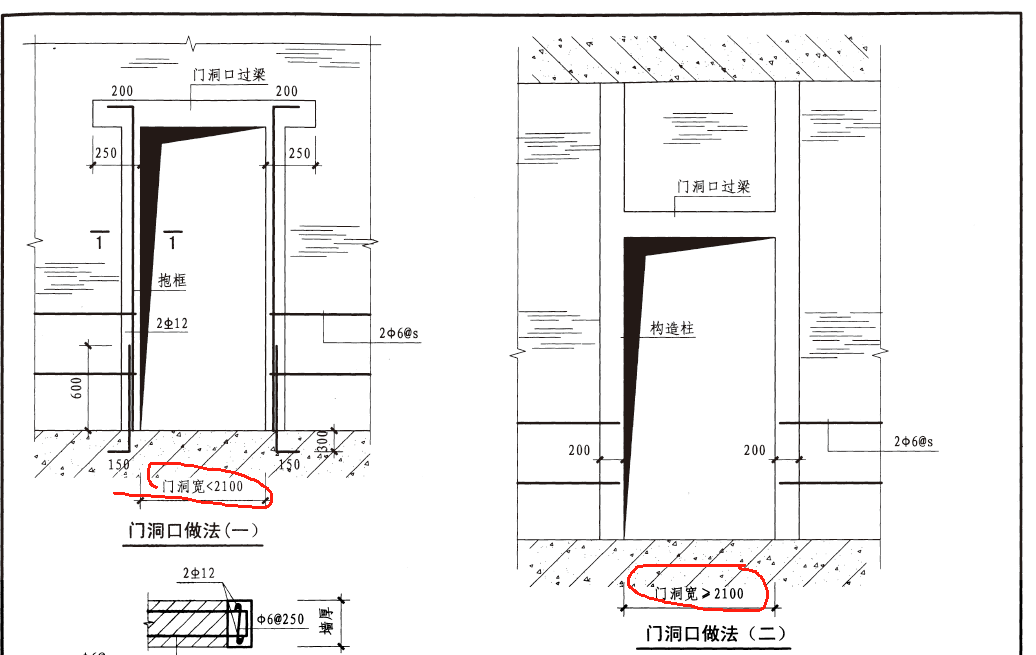  门框柱顶部标高的常规尺寸是多少？