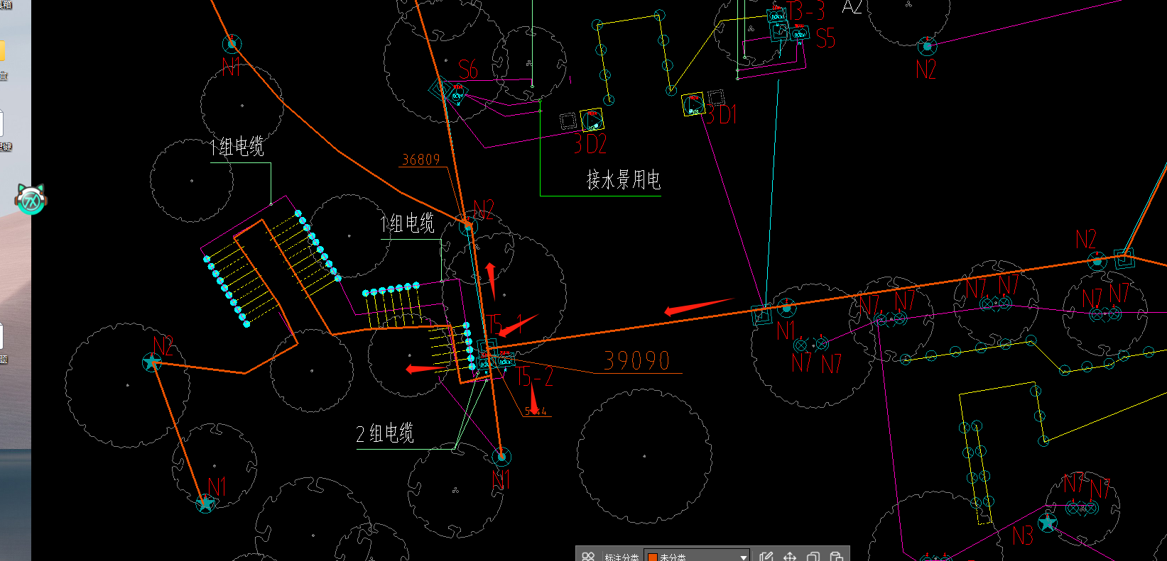  电线路径疑问：回路电线从灯回到手指井是否需计算？