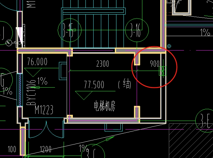  顶层电梯机房外墙处理：400伸出与900墙面的设计合理吗？