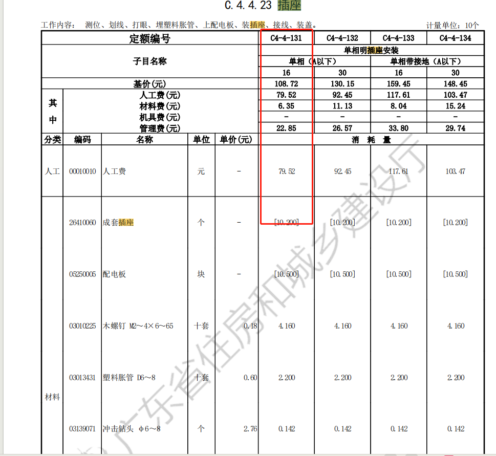  需要给UPS电源插座套怎样的定额？广东地区咨询